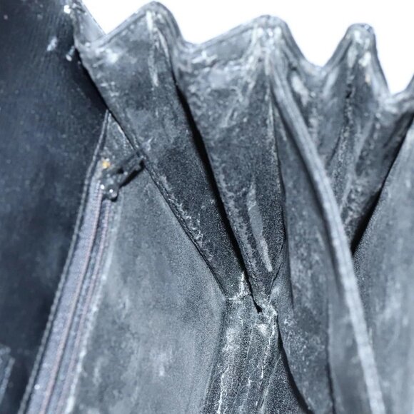 LOEWE Anagram Shoulder Bag Leather Black Auth - Picture 12 of 16